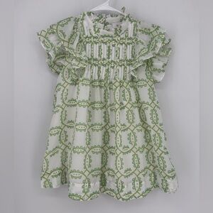 J. Marie Green and White Top